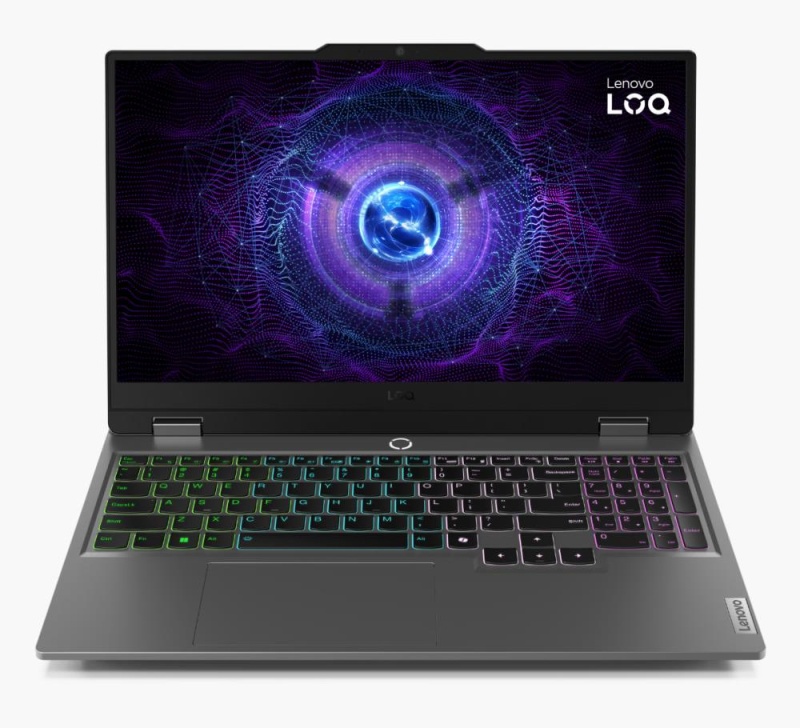 Ноутбук LENOVO LOQ 15IRX9, 15.6" 1920x1080/Intel Core i7-14700HX/RAM 16Гб/SSD 512Гб/RTX 4060 8Гб/ENG